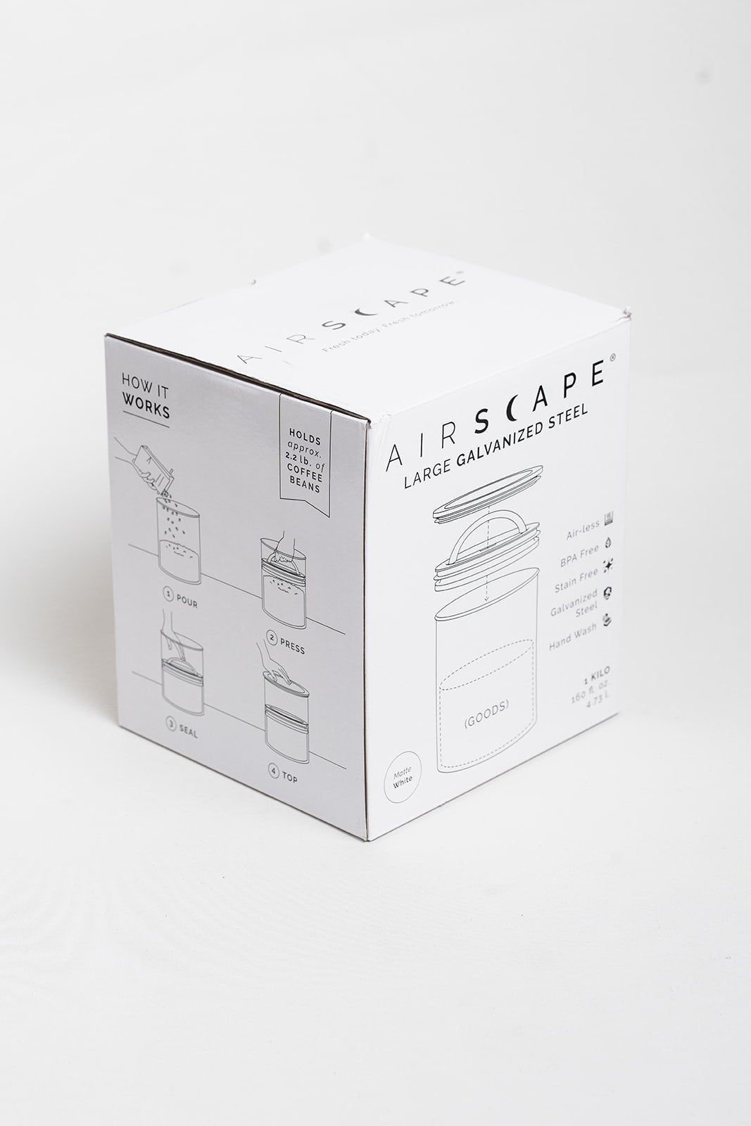 airscape coffee storage tin - 4