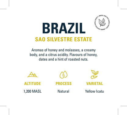 Brazil - Sao Silvestre Estate | Mikro Coffee Roasters Torquay