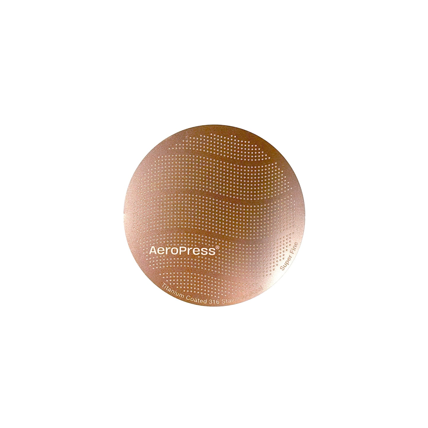 AeroPress Gold Tone Filter - Standard | Mikro Coffee Roasters Torquay