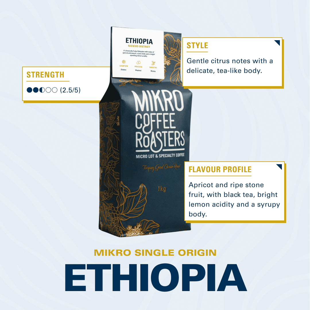 Ethiopian Washed - Yirgacheffe, Gedeo Zone | Mikro Coffee Roasters Torquay