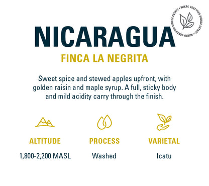 Nicaragua - Finca La Negrita | Mikro Coffee Roasters Torquay
