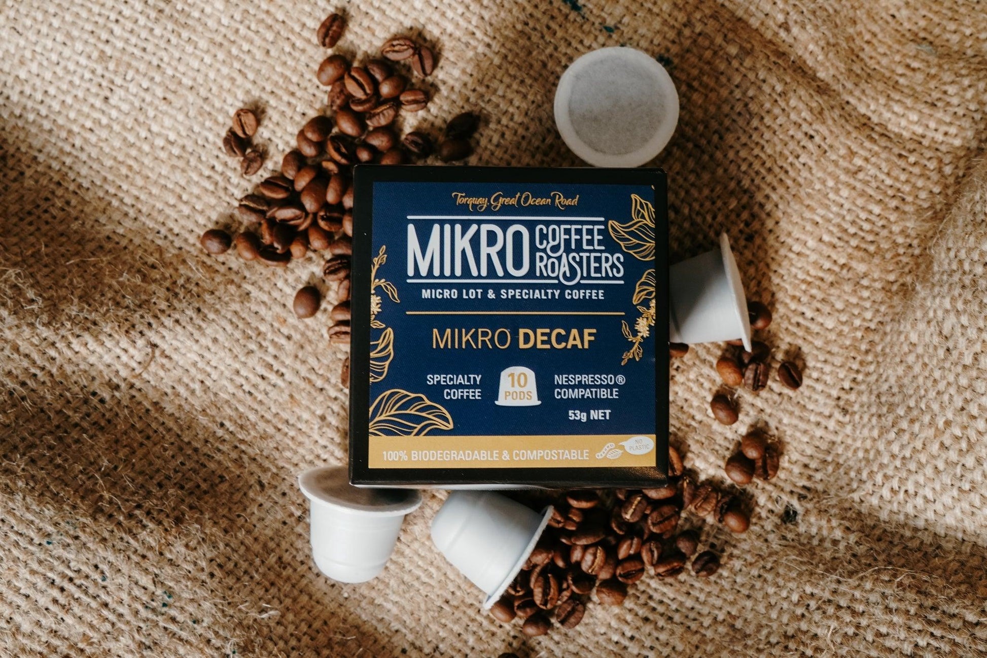 Premium Mikro Pods - 100% Compostable & Tasty - Mikro Coffee Roasters Torquay